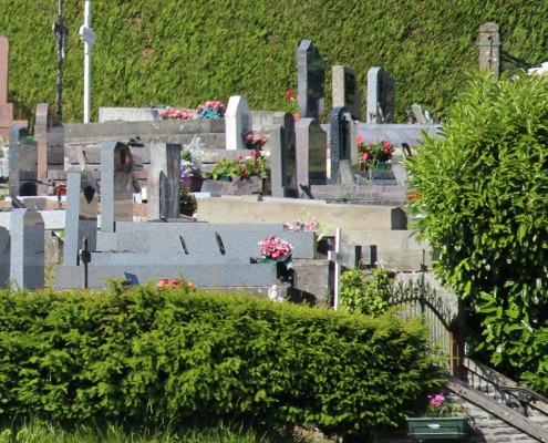 Le cimetière de Sainte-Suzanne-sur-Vire