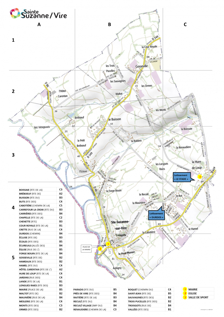 SainteSuzannesurVire Le site officiel de la commune